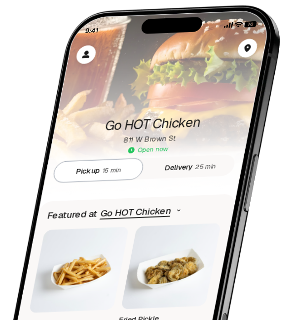 Go HOT Chicken app preview