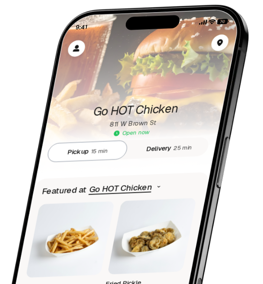Go HOT Chicken app preview