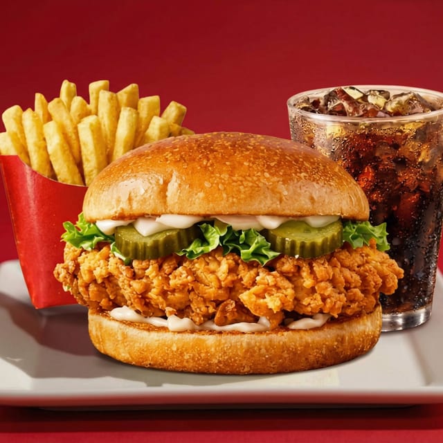 Go Hot Chicken Sandwich Combo (1 Sandwich).